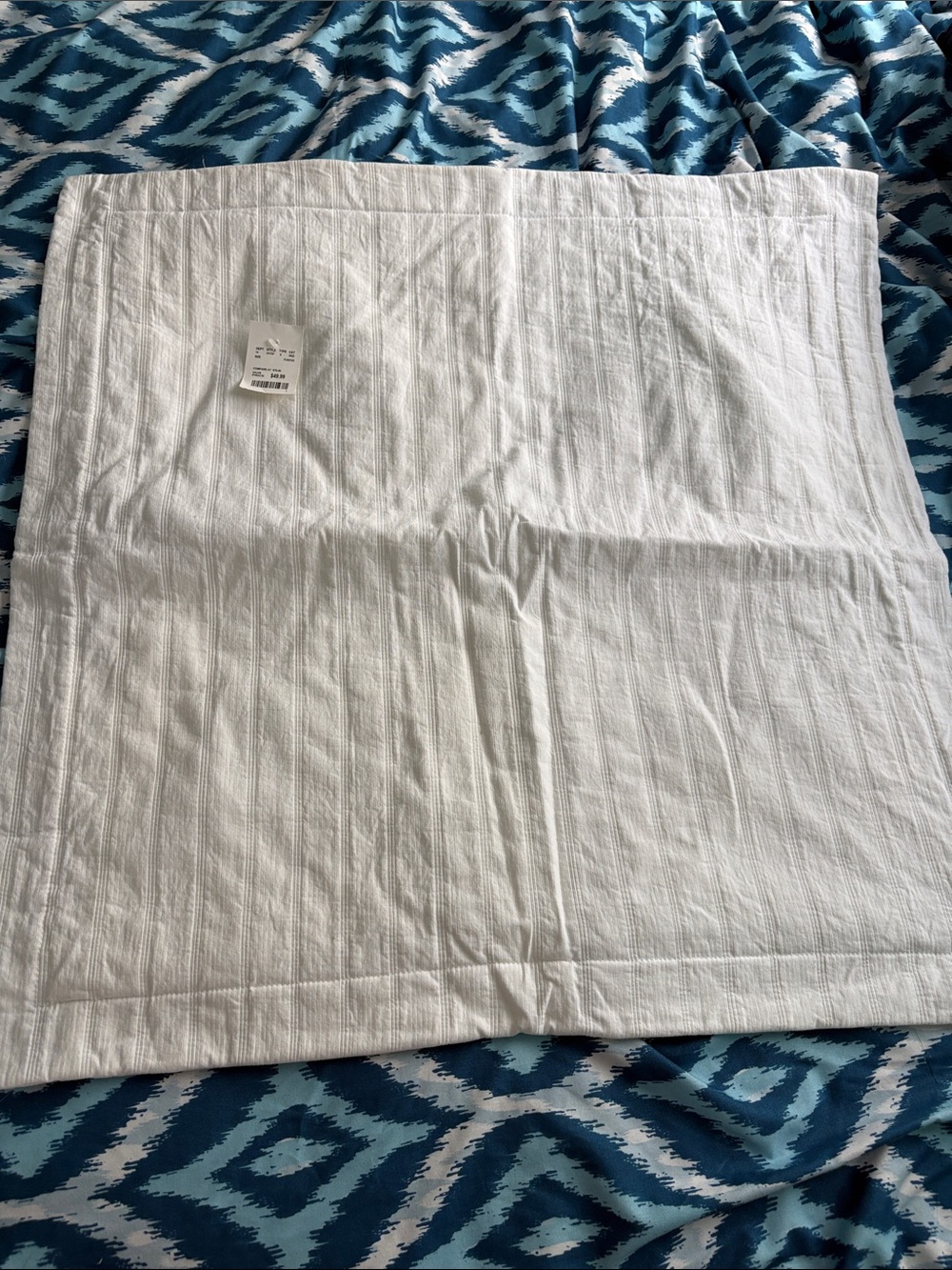 White Euroshams 26x26